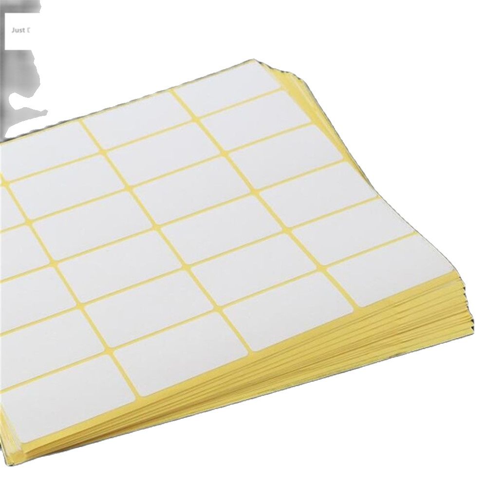 흰색 빈 종이 라벨 자체 접착 스티커 라벨 태그, 쓰기 가능한 가격 라벨 스티커